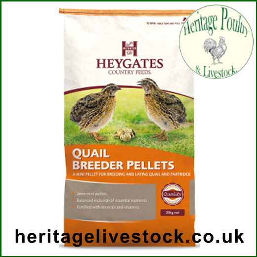 Heygates Quail Layers Pellets-19.5%