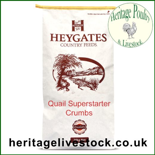 Heygates Superstarter Crumbs for Quail-27%