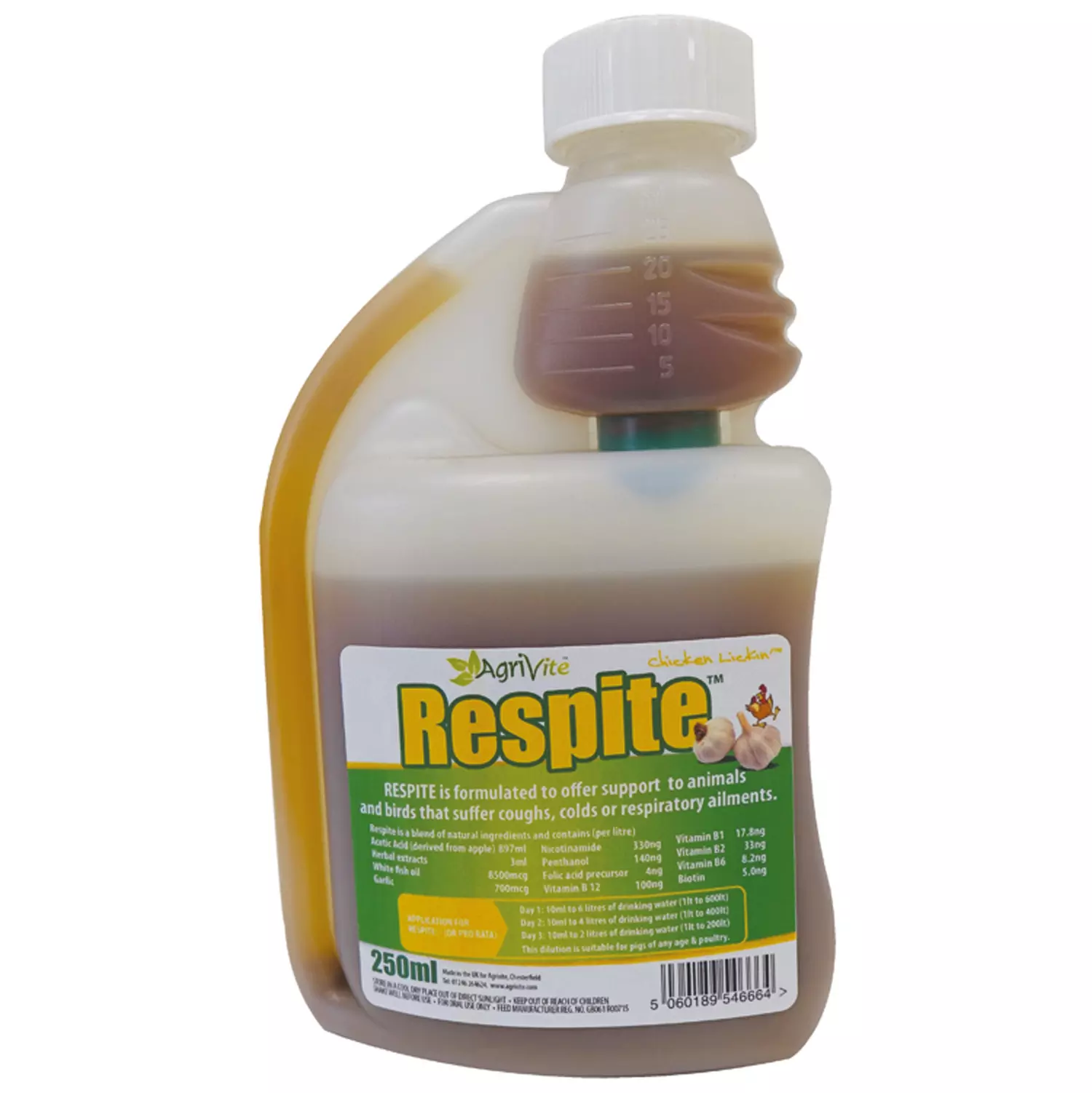 AgriVite Respite 250ml – Respiratory Support