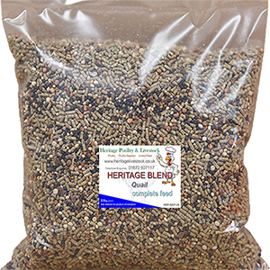 Heritage Blend Quail Complete Feed