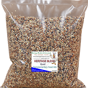 Heritage Blend Quail Complementary Seed Mix